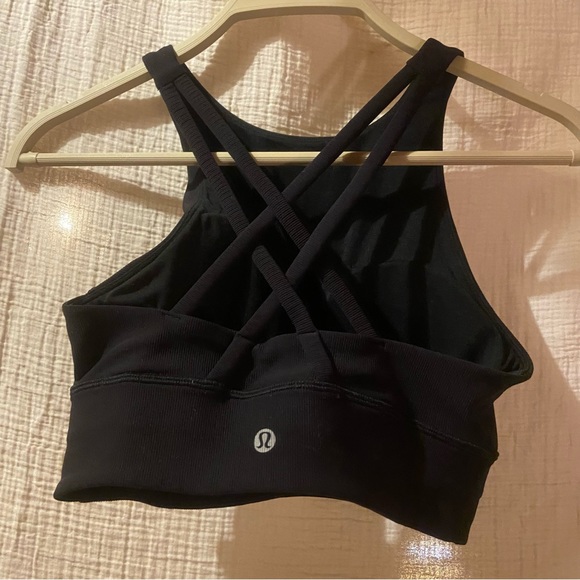 Lulu Energy Highneck Ribbed Bra - Picture 6 of 8